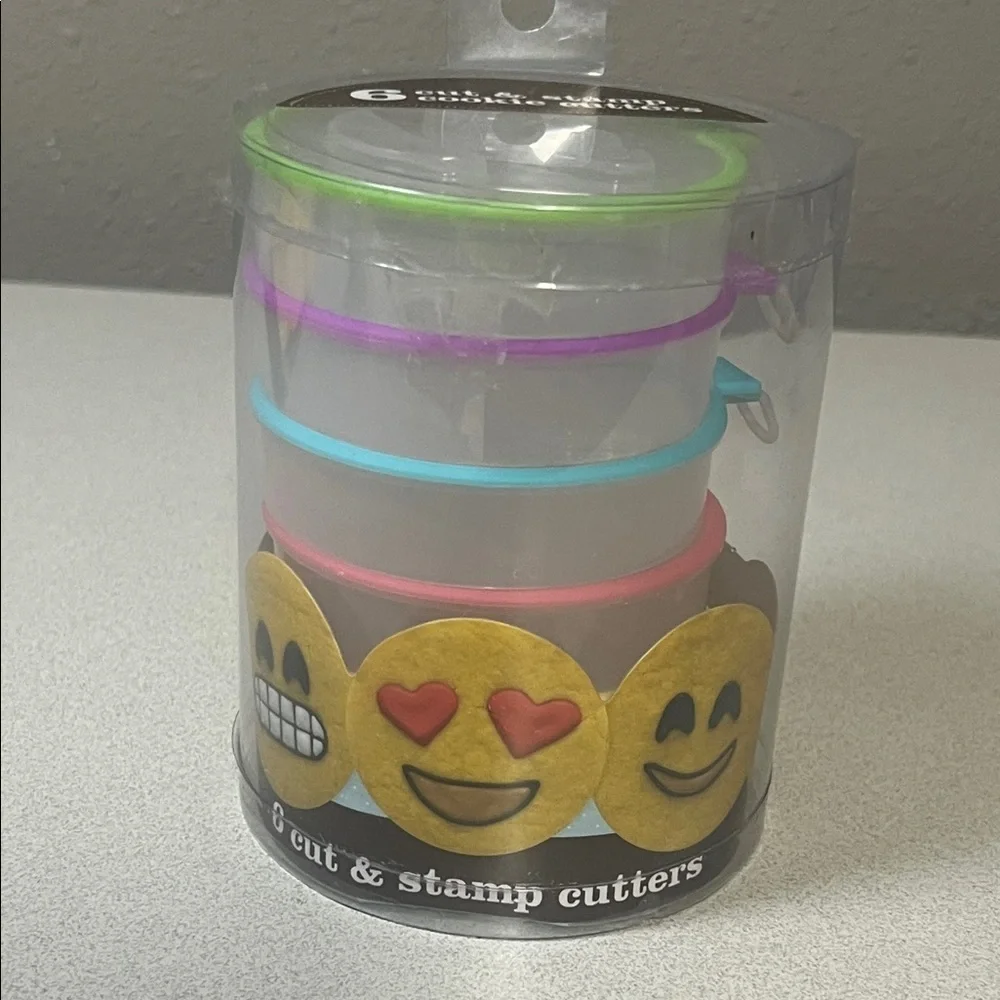 Emoji Cookie Cutters Set - Multicolor